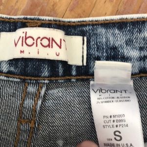 Vibrant Shorts - Distressed Patriotic Denim Shorts. Vibrant Shorts - Distressed Patriotic Denim Shorts.